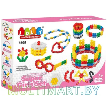 Конструктор JDLT 7505 Super Girls Set (235 деталей) [HWA893912]